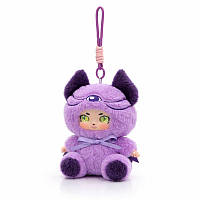 М'яка іграшка брелок Акун бузок 16см плюшевий брелок для рюкзака і сумки фіолетовий для дітей