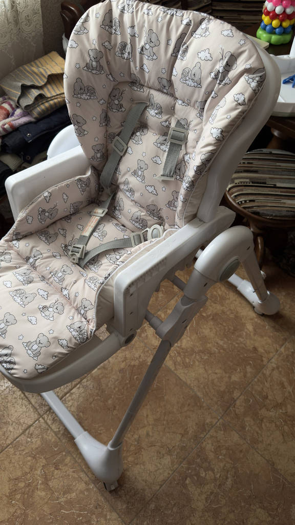 Чохол на стільчик для годування Bambi M 3233 плащівка Ведмедики на бежевому DavLu (B-00012) - фото покупців 4