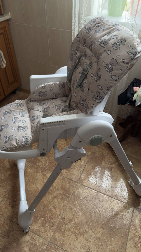 Чохол на стільчик для годування Bambi M 3233 плащівка Ведмедики на бежевому DavLu (B-00012) - фото покупців 5