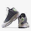 Жіночі та чоловічі кросівки Jordan 13 Retro Atmosphere Grey сірі кеди Джордан 13 Ретро шкіра гума демісезон унісекс В'єтнам, фото 4