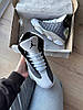 Жіночі та чоловічі кросівки Jordan 13 Retro Atmosphere Grey сірі кеди Джордан 13 Ретро шкіра гума демісезон унісекс В'єтнам, фото 5