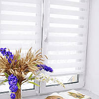 Ролети День Ніч Білі на Вікна Рулонні Штори та Жалюзі День-Ніч