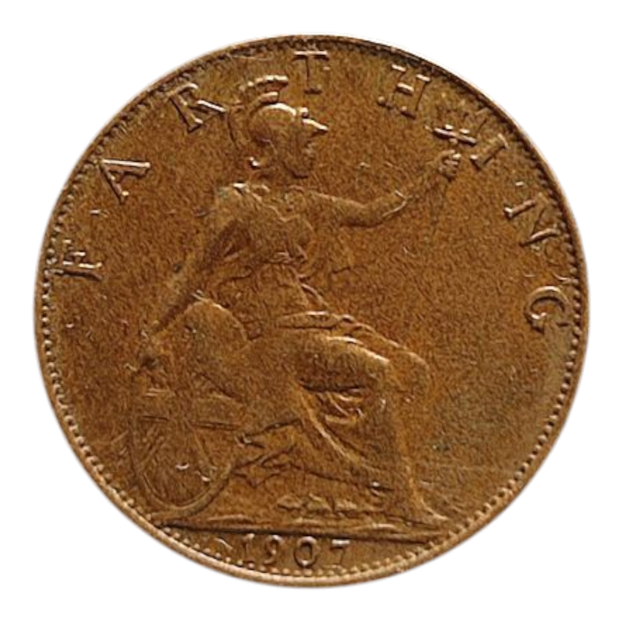 Велика Британія 1 фартінг, 1907, фото 1
