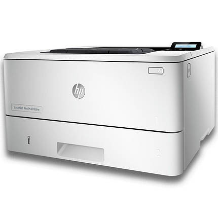 Принтер HP LaserJet Pro M402dne / Лазерний монохромний друк / 1200x1200 dpi / A4 / 38 стор/хв / USB 2.0, Ethernet / Дуплекс, фото 1