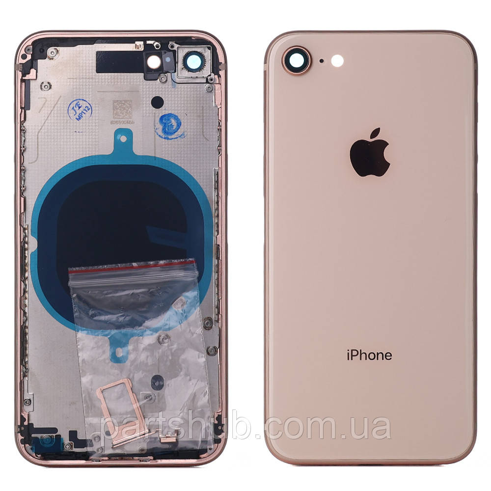 Корпус Apple iPhone 8 (золотистий оригінал Китай), фото 1