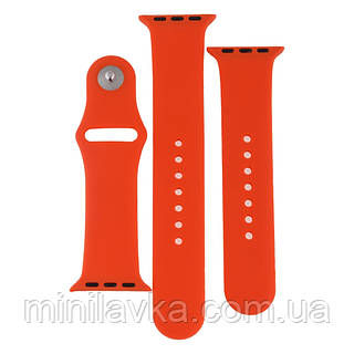Ремешок для Apple Watch Band Silicone Two-Piece 38/40/41 mm 13.Orange - MiniLavka