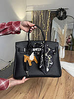 Hermes Birkin 30 Bag in Black Togo Leather with Silver Hardware