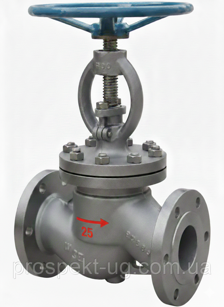 Вентиль сталевий 15с18нж Ду20 Ру25 фланцевий, фото 1