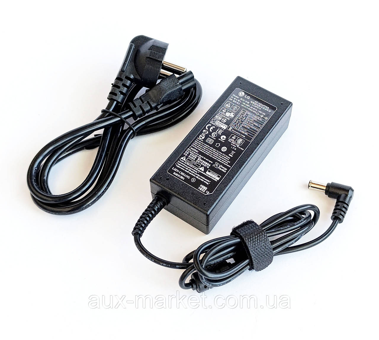Блок живлення для моніторів LG 19V 3.42A (6.5 * 4.4) + мережевий кабель
