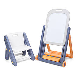 Дитячий мольберт 2 в 1 QC-BB03 зі стільчиком