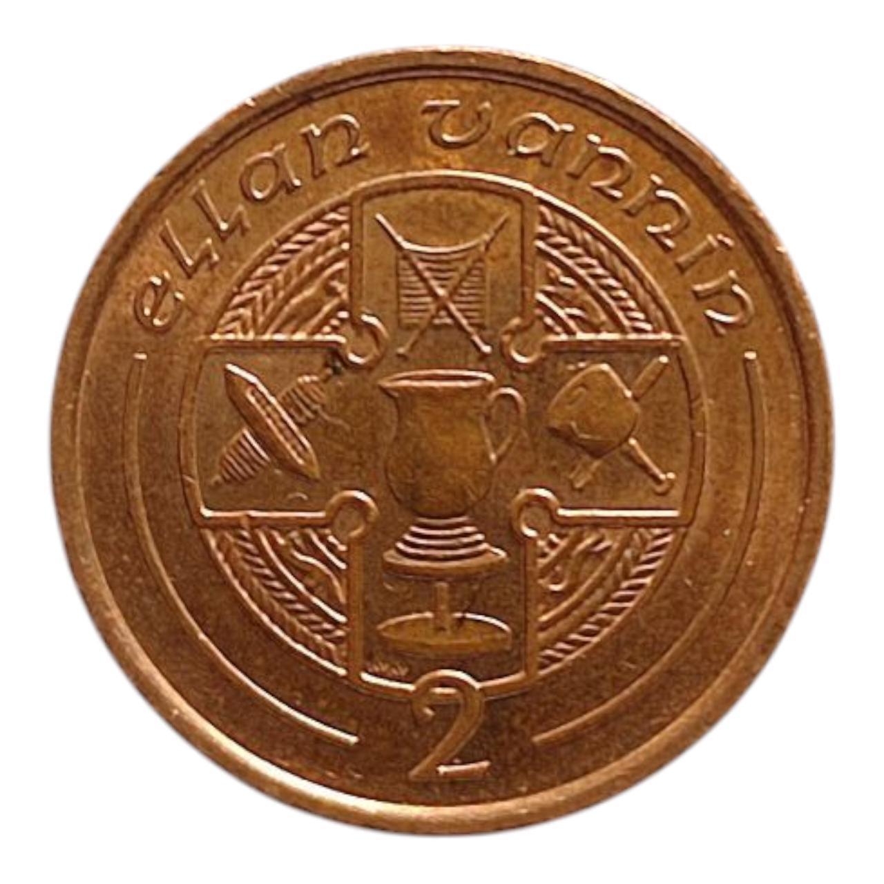 Острів Мен 2 пенса, 1988, фото 1