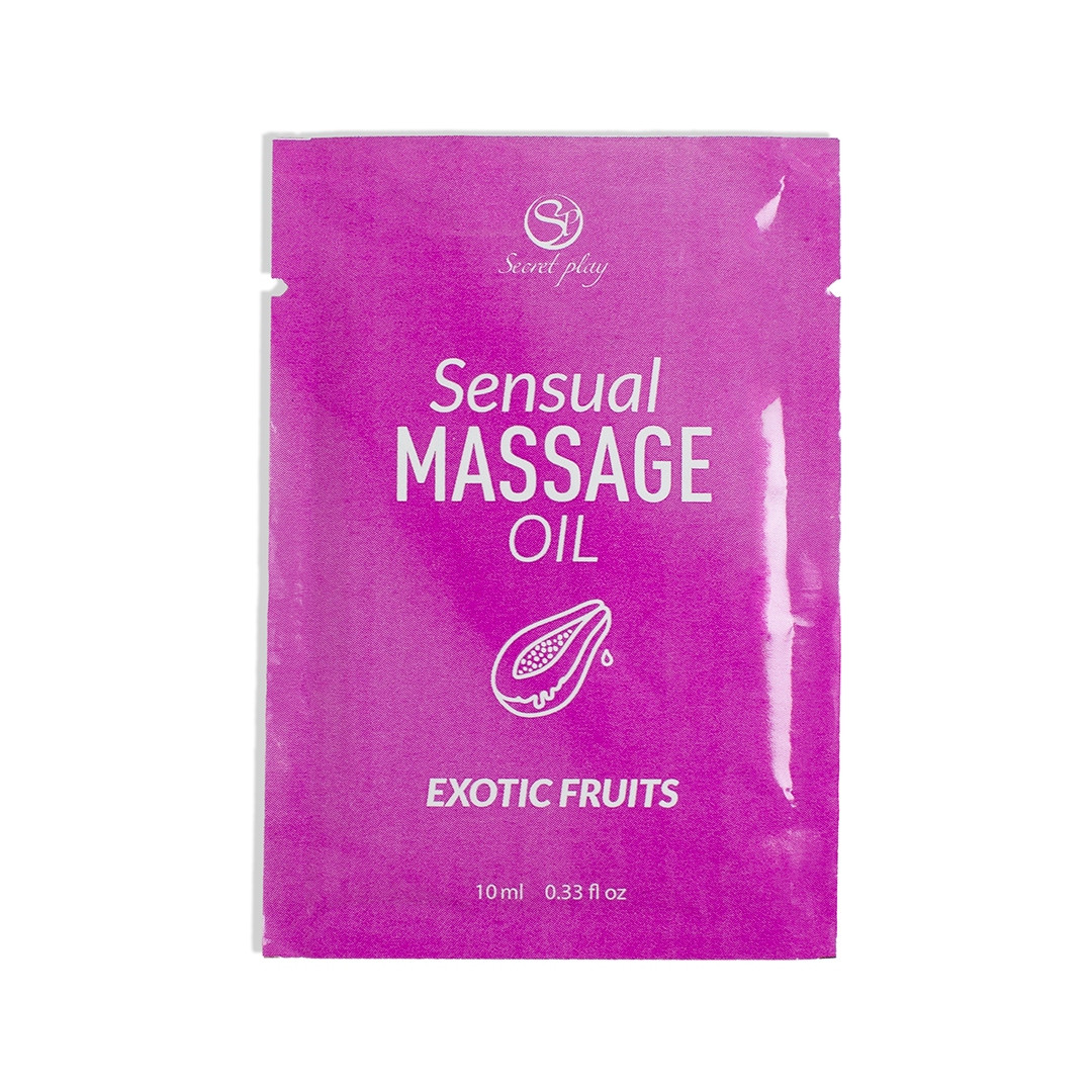 Пробник олії для масажу Exotic Fruits Massage Oil, запах екзотичні фрукти, 10 мл