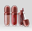 Набір міні-блисків для губ KIKO Milano Flirt Alert Mini Kisses Maxi Shine Kit – 3D Hydra Lip Gloss, фото 2