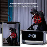 WiFi IP міні камера-годинник HD 1080P з акумулятором, нічним баченням і датчиком руху для дому, фото 3