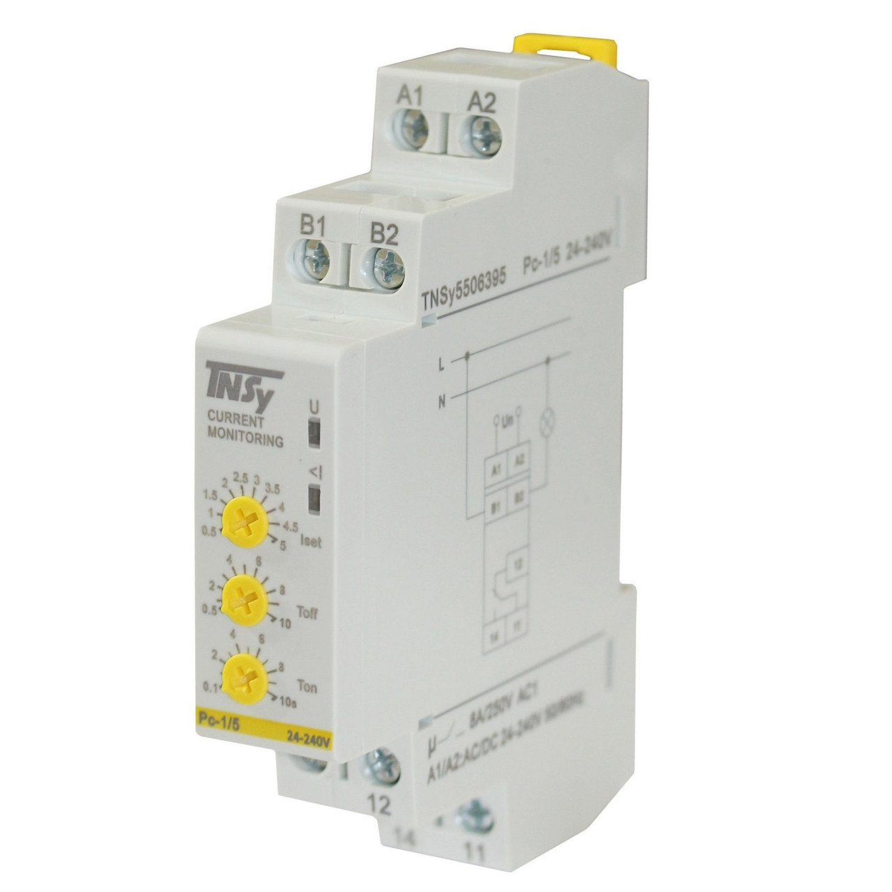 Реле струму Рс-1/5 0.5-5A 24-240VAC/DC Ny95506395