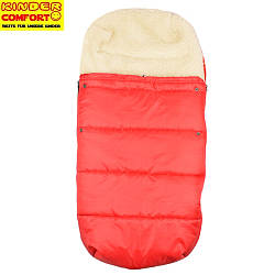 Конверт на овчині Kinder Comfort Drive Rot (червоний)