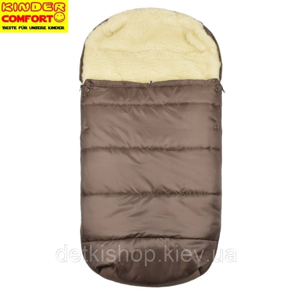 Конверт на овчині Kinder Comfort Drive Schokolade (коричневий)