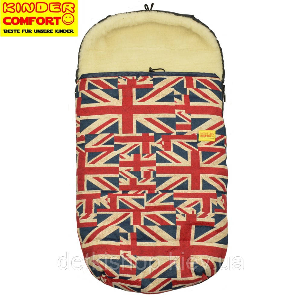 Конверт на овчині Kinder Comfort Drive Fashion Britannia