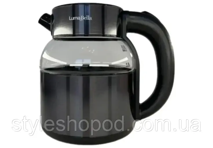 Електричний чайник 2 л 1500 Вт з захистом від перегріву, фото 1