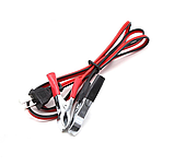 Дріт, кабель генератора з крокодилами 12V.  Кабель для заряджання постійним струмом для генератора., фото 4