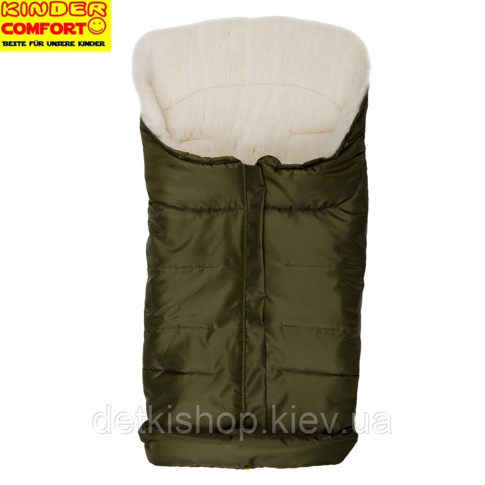 Конверт на овчині Kinder Arctic Comfort Dunkelgrün (темно-зелений)