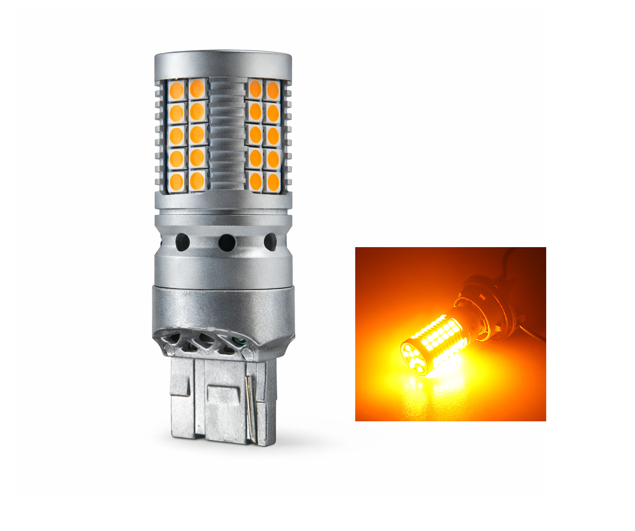 WY21W 7440 25 Ватт Canbus  передний, задний поворот( Жовті повороти в червоному ліхтарі), фото 1