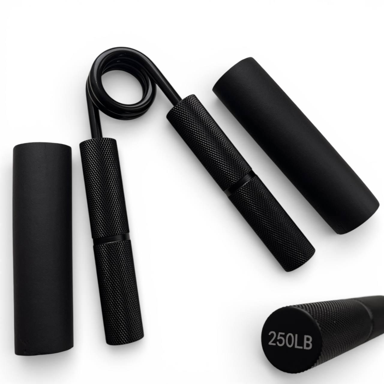 Кистьовий еспандер 113 кг алюмінієвий з неопреновими накладками для сили хвата