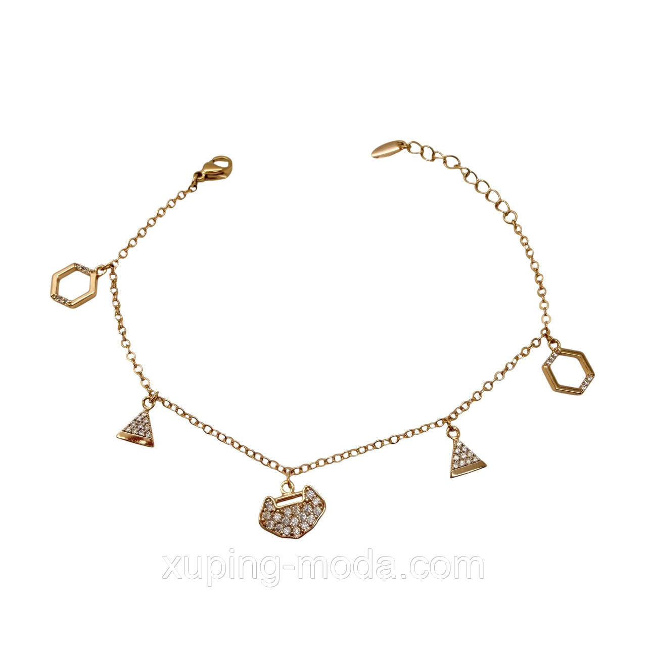 17+3 см. Браслет жіночий гурт . 18к, фото 1