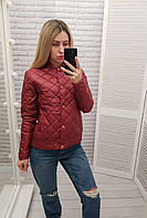 Куртка з ефектом стьобання, арт.310, бордо