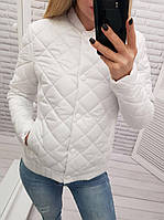 Куртка з ефектом стьобання, арт.310, білий