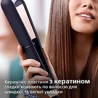 Випрямляч для волосся Philips BHS378/00 Black Pink