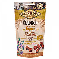 Лакомство Carnilove Cat Semi Moist Snack Chicken with Thyme для кошек для здоровья мочевыводящих путей с курицей и... LV 138394-63