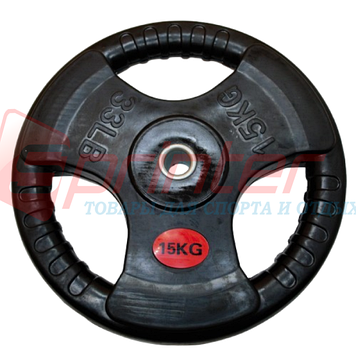 Диск прогумований 15 кг. D3-J15кг