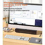 Набір 2 в 1 бездротова клавіатура та мишка Meetion C230, білий, фото 7