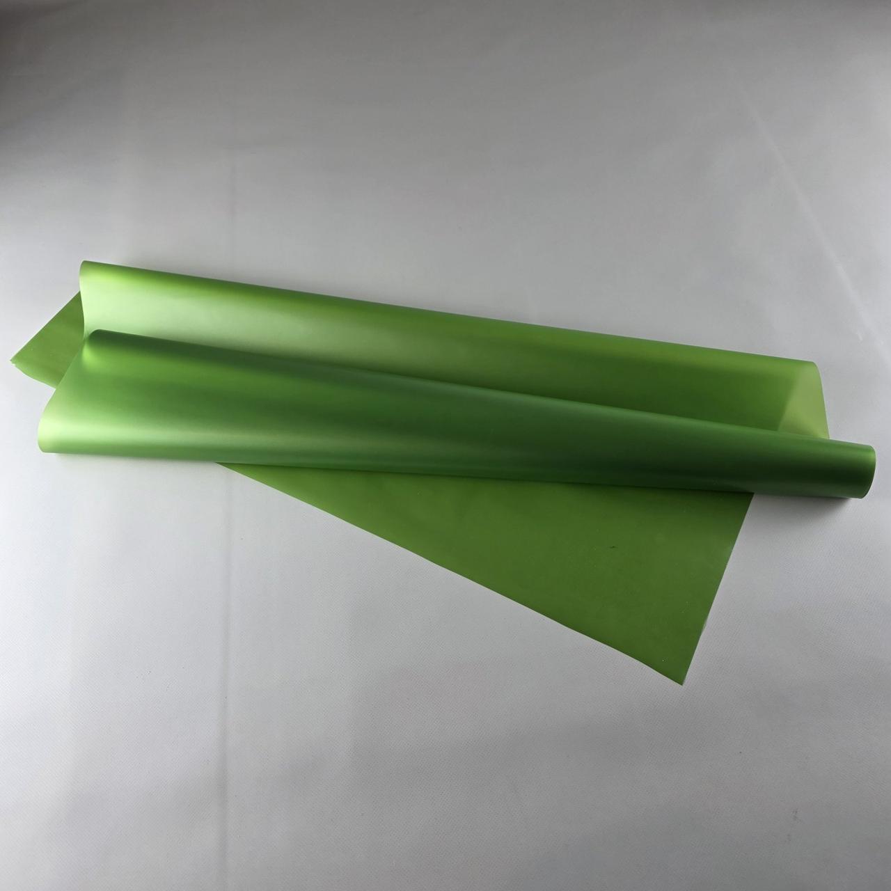 Калька для квітів Рулон 10 м тонований матовий (h660) No 14 Темно-зелений (1 шт.), фото 1