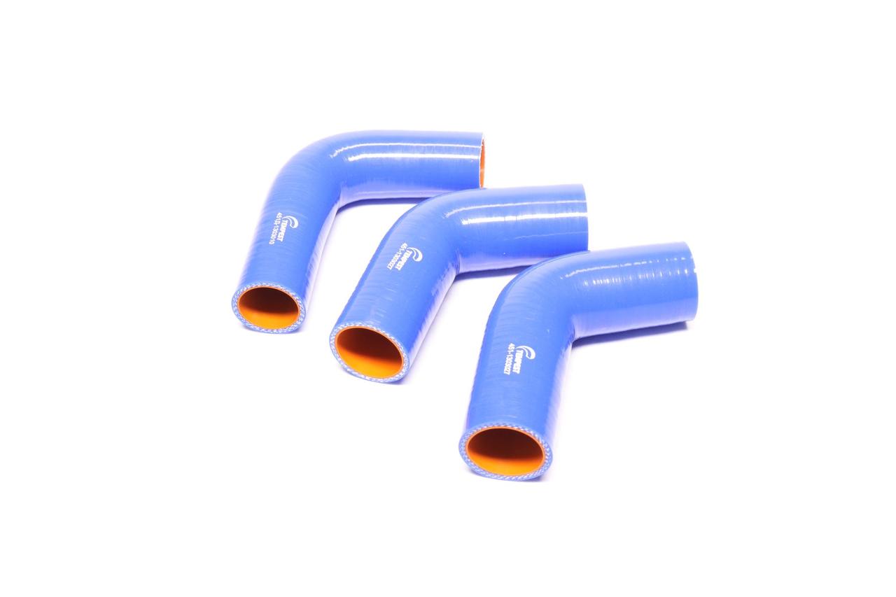 Патрубок радіатора УАЗ 451 (компл. 3 шт. силікон) (TEMPEST) TP.1332