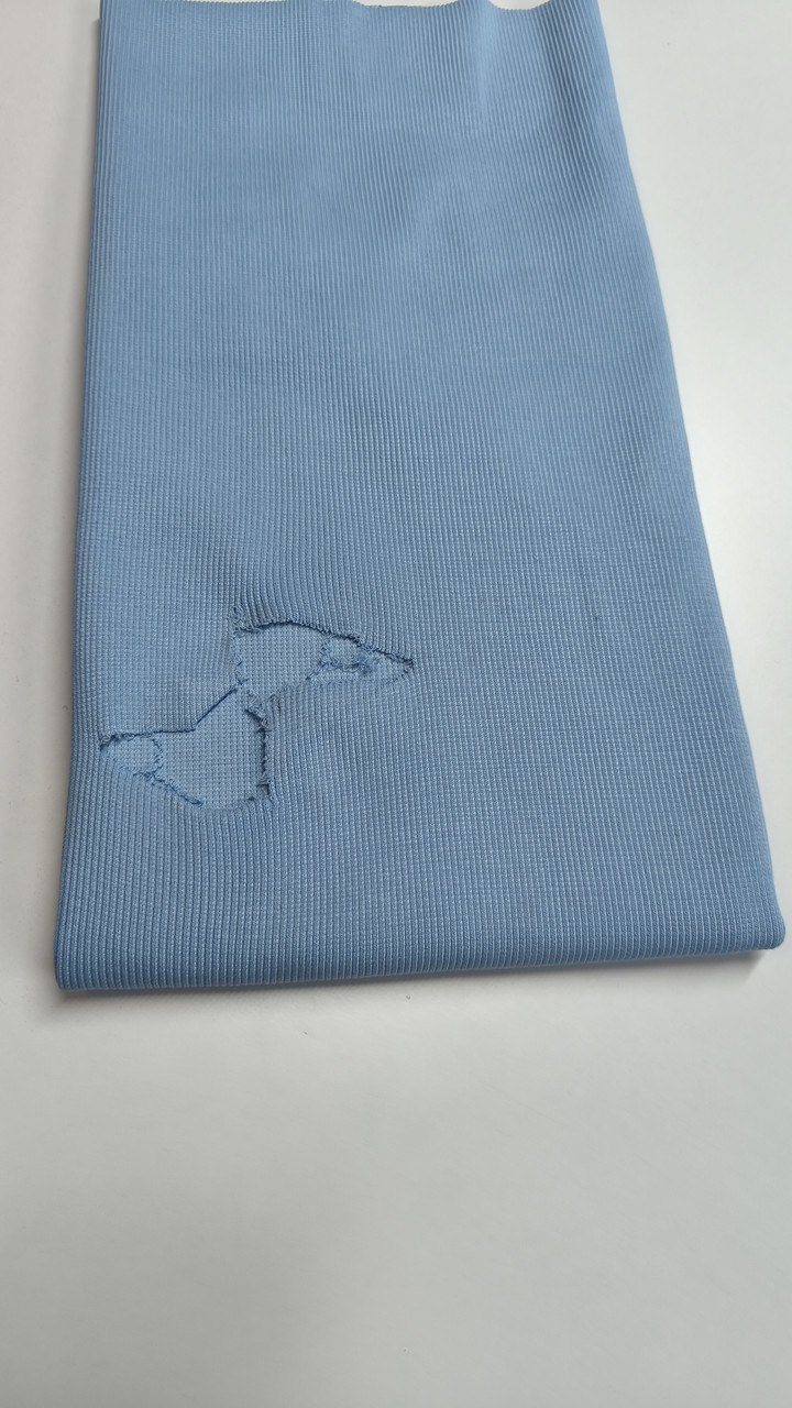 Кашкорсе Блакитний для двунитки ВІДРІЗ 60см дирка+бруд