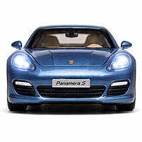 Машинка Автопром Porsche Panamera S 1:32 — металева модель, синя, 14 см, арт. 68344, фото 4