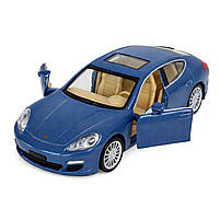 Машинка Автопром Porsche Panamera S 1:32 — металева модель, синя, 14 см, арт. 68344, фото 7