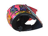 Мотошолом Cross Enduro  FAST Like Butter Pink Кросовий шолом для мотокросу, ендуро, квадроцикла, мотоциклу, фото 4