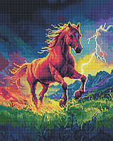 Гнідою кінь