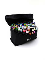 Набір перманентних двосторонніх маркерів на спиртовій основі (80 шт.)