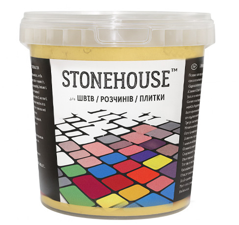 Барвник пігмент для бетону Залізооксид Жовтий 313 Stonehouse 400 г, фото 1
