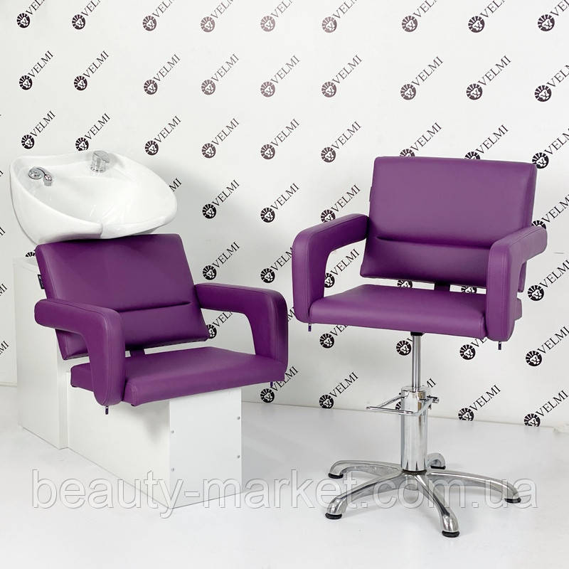 Комплект перукарських меблів Flamingo на п'ятилуччі white