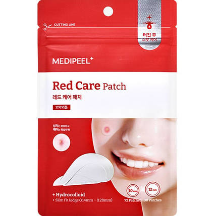 Точкові гідрогелеві патчі проти акне Medi-Peel Red Care Patch, 102 шт, фото 1