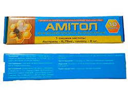 Амітол (10 дощечок проти кліща/амітраз 6,75мг та тимол 8 мг)