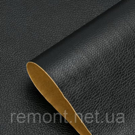 Екошкіра самоклеюча
 в рулоні 70×200 см «Чорна» | Для ремонту меблів, диванів, авто,та інше, фото 1