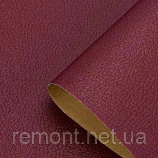 Екошкіра самоклеюча в рулоні 70×200 см «Бордова» | Для ремонту меблів, диванів, авто,та інше, фото 1