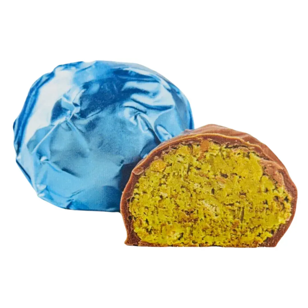 Цукерки Lux Choco Dubai з печивом, подрібненою фісташкою та фундуком (3125) 100 грам, фото 1