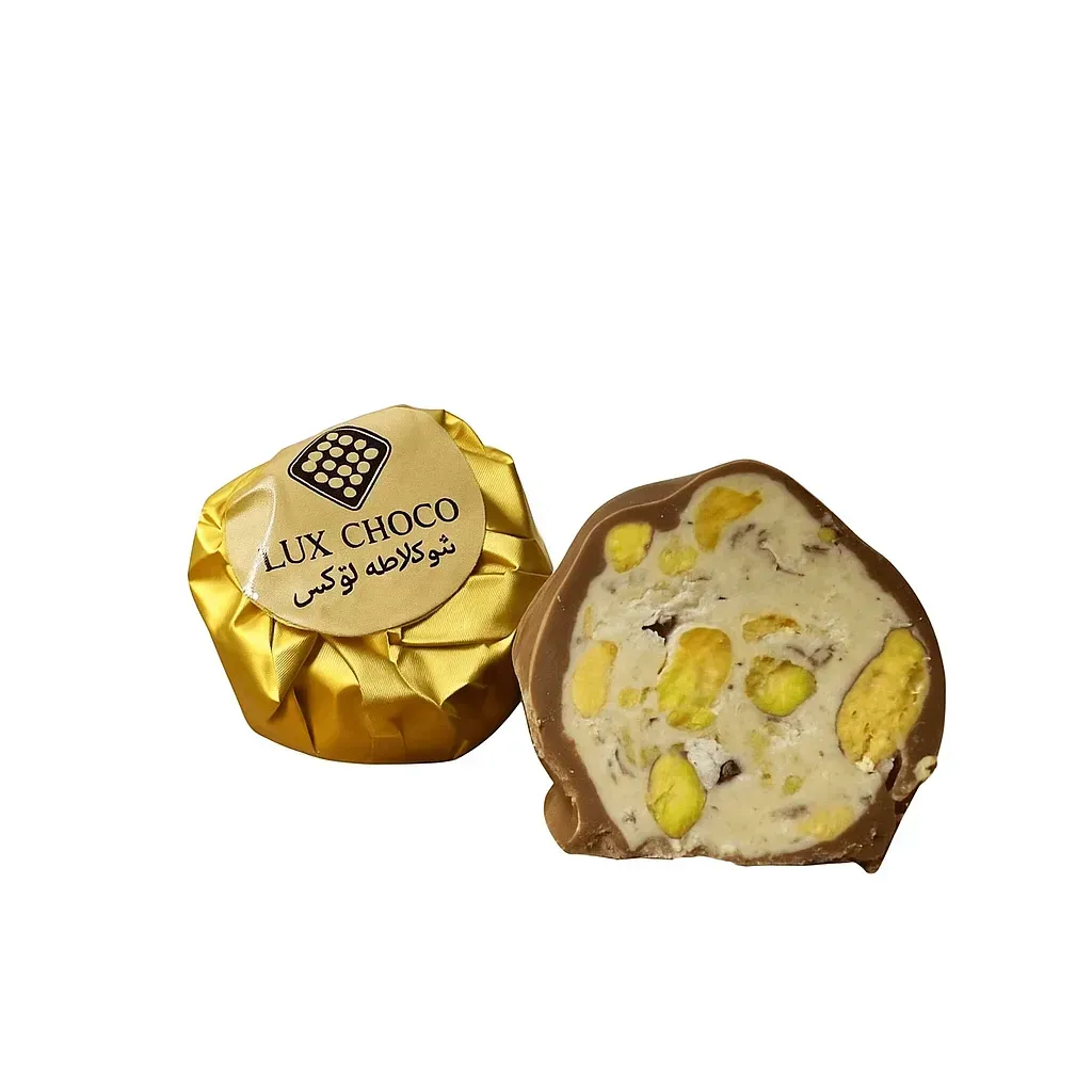 Цукерки Lux Choco Dubai з фісташкою в молочному шоколаді (3106)  100 грам, фото 1